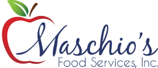 Logo for Maschio's Food Services with dark text.