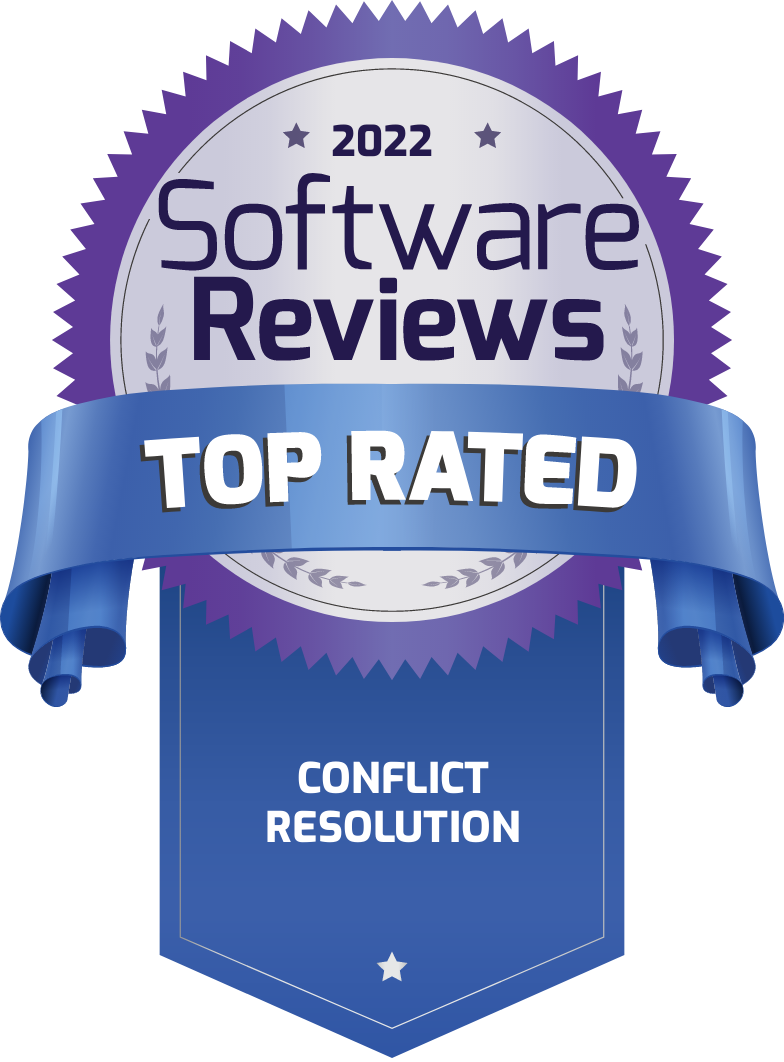 2022 Software Reviews Top Rated Conflict Resolution Badge