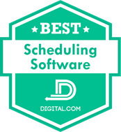 Digital.com Best Scheduling Software Badge