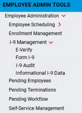 Employee Admin Tools New View
