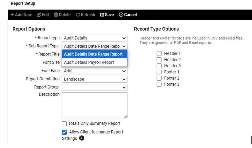 Audit Details