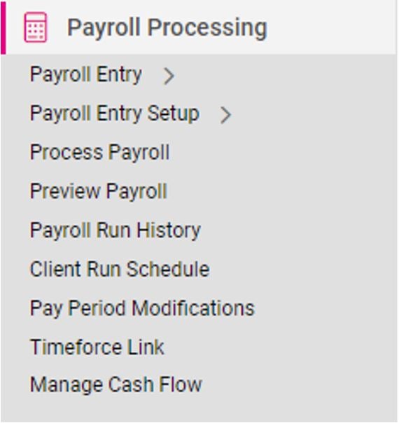 Payroll Processing