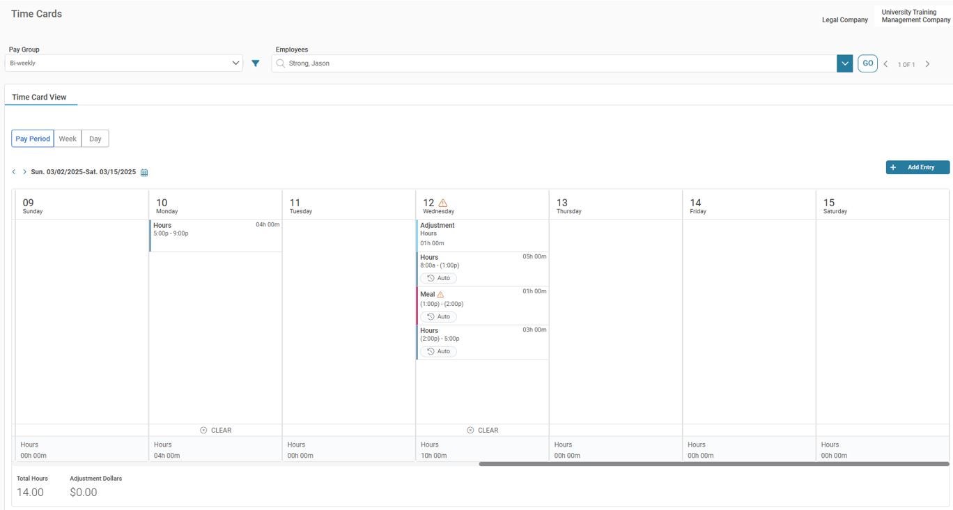 Timecard Desktop