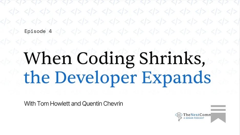When Coding Shrinks, the Developer Expands