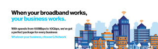 Small, growing and premium businesses using G.Network broadband. With speeds from 100mbps to 10gbps, we've got a perfect packed for every business. Whatever your business, choose G.Network.