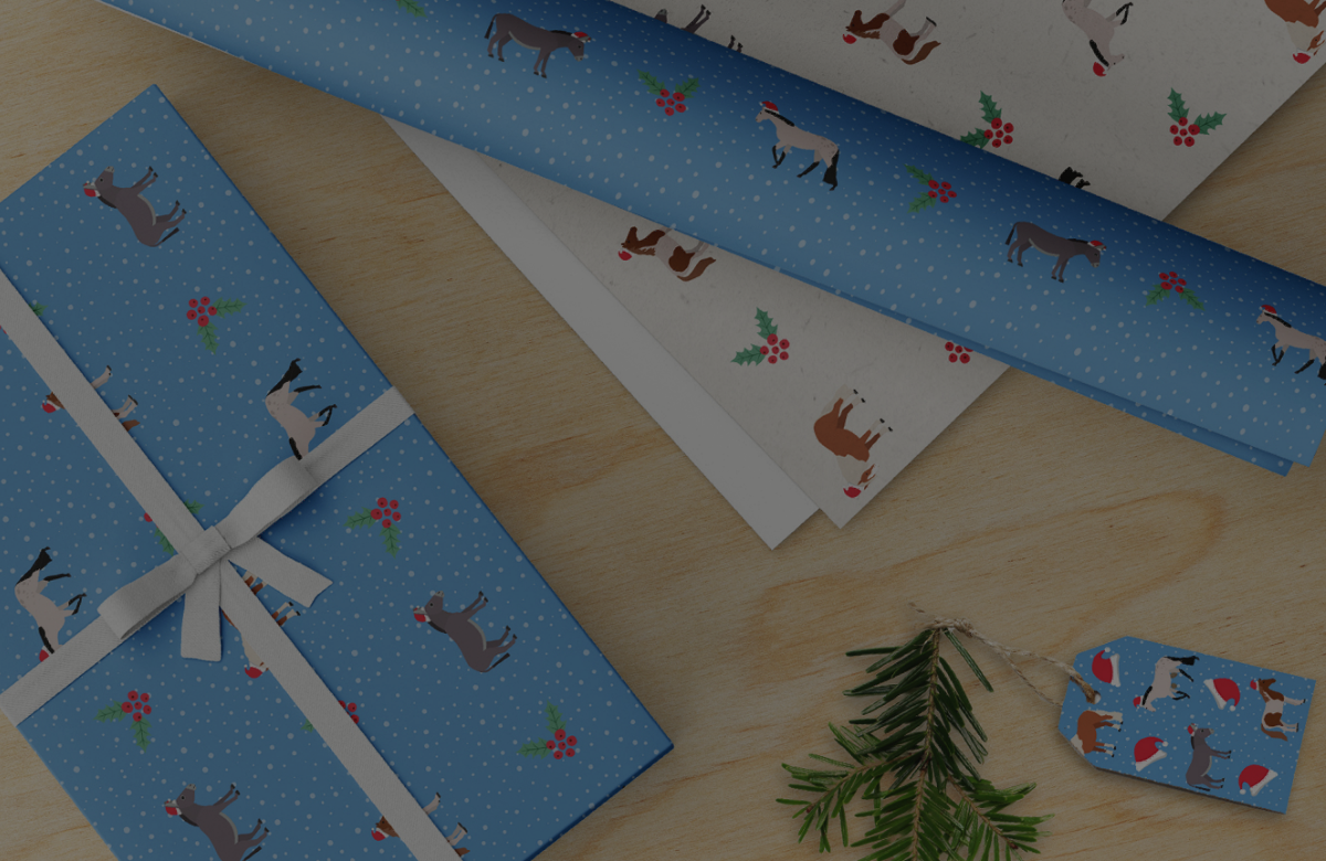 Get personal this Christmas - bespoke paper wrap image