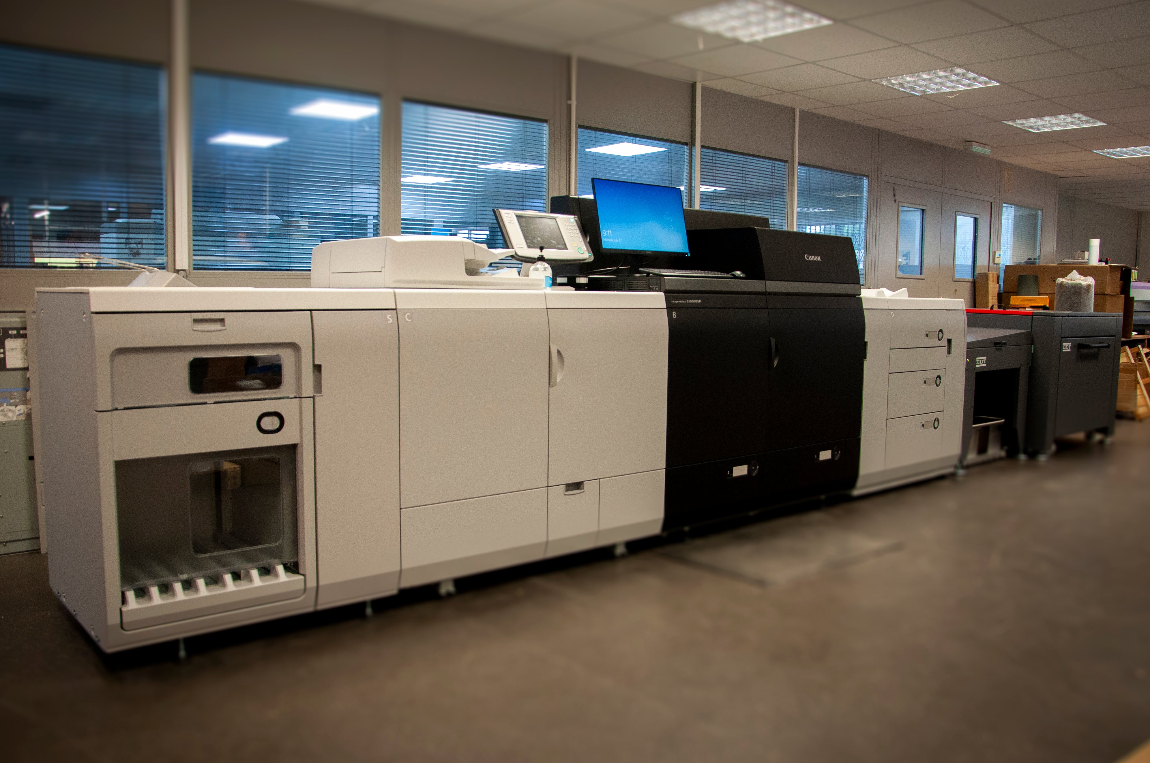 Ruddocks digital printer machine