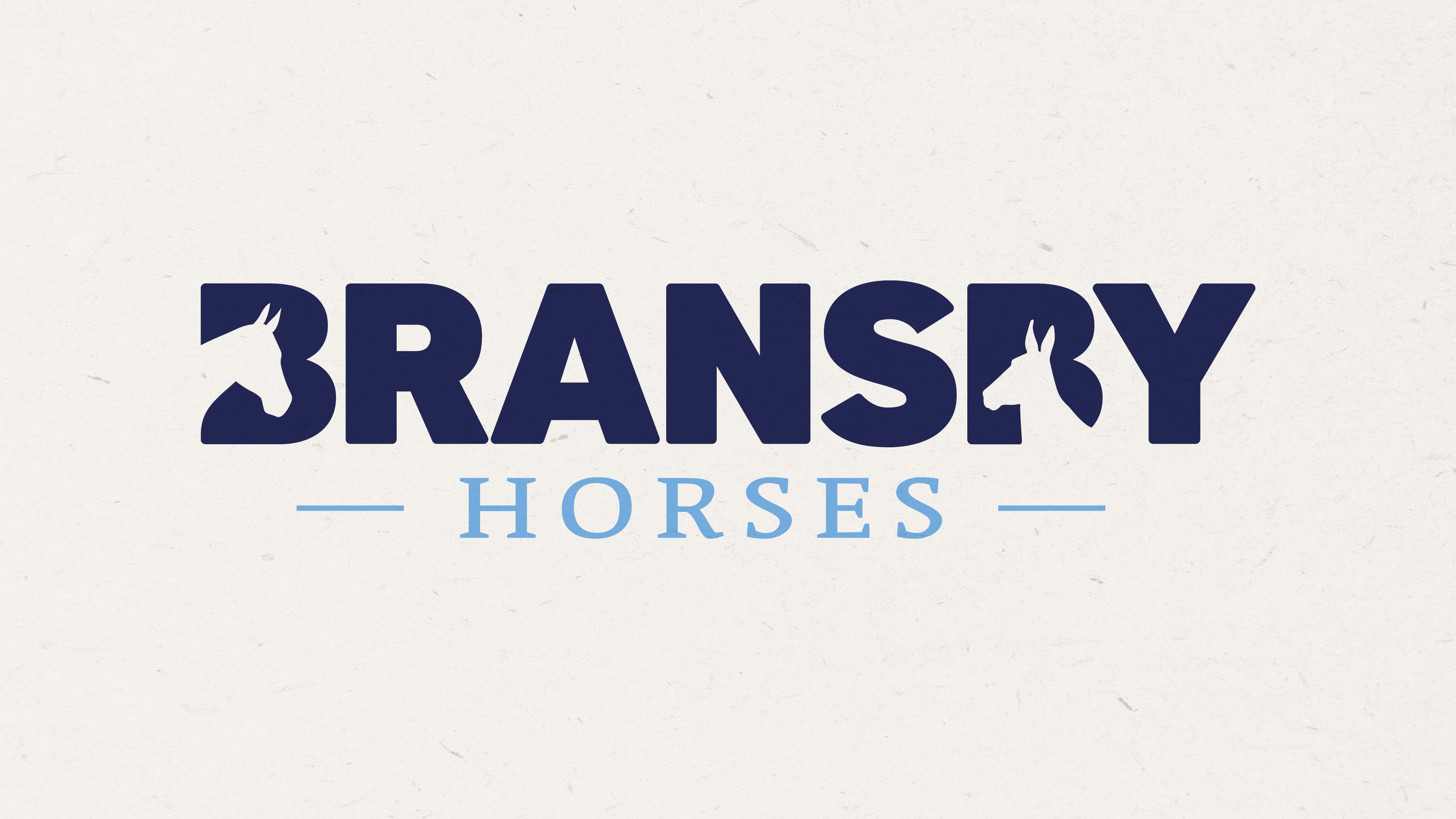 Bransby Horses Logo Design