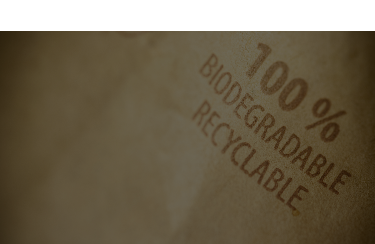 100% biodegradable recyclable