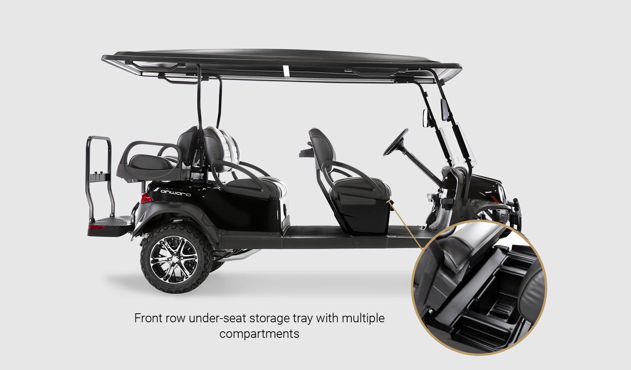 Diapositiva 1 Detalles del carrito de golf para 6 pasajeros Onward