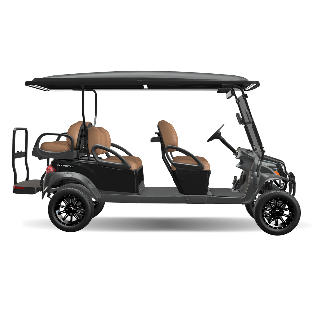 Onward lifted 6 passenger golf cart