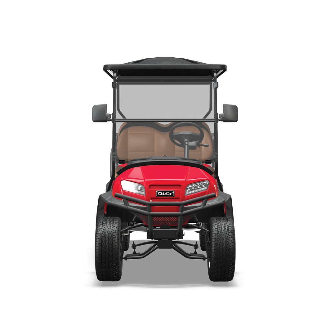 Red Onward 4 passenger golf cart