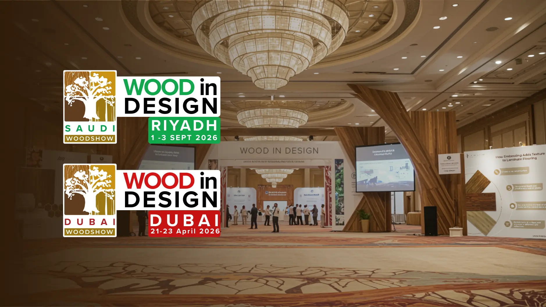Beautiful wooden architecture interior