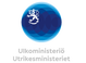 Ulkoministeriö Utrikesministeriet logo