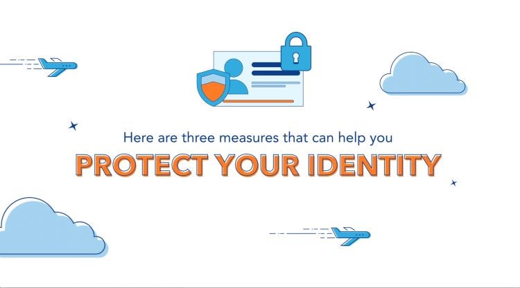 Three Ways to Protect Your Identity Infographic