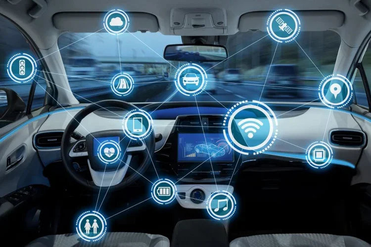 Intelligent vehicle cockpit and wireless communication network concept. Automotive Cyber Security. 