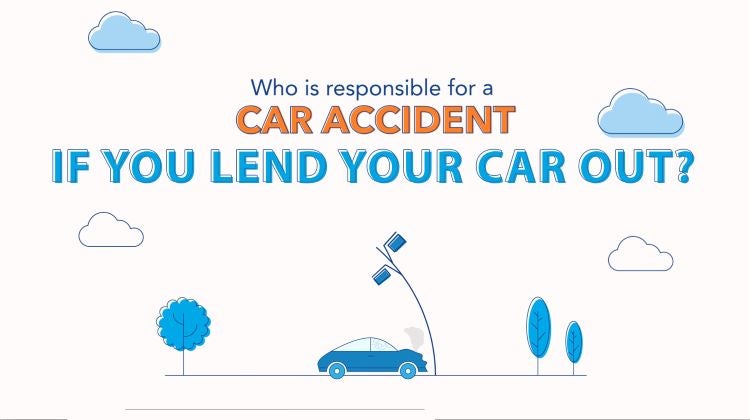 Title slide to video about liability if a non-owner has an accident with someone else's car