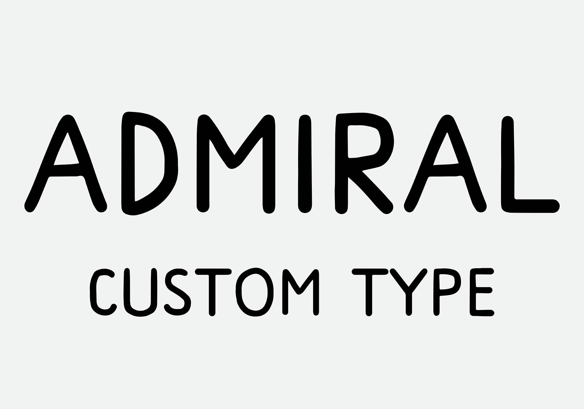 Custom Type for Admiral Films Animation Studio