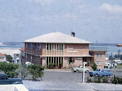 Hotel Caloundra in Bulcock Street, Caloundra, 1962.