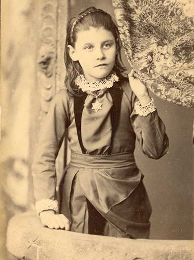 Clementina, ten years of age in 1888.