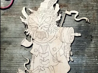 Character design – Plywood cut outs