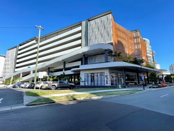 Convenient carpark that helps you swim, shop, relax