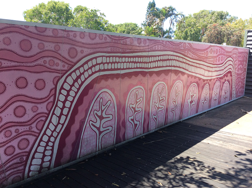 Kulum-galangur Ngarawiny by Bianca Beetson | Location: David Low Way, Coolum