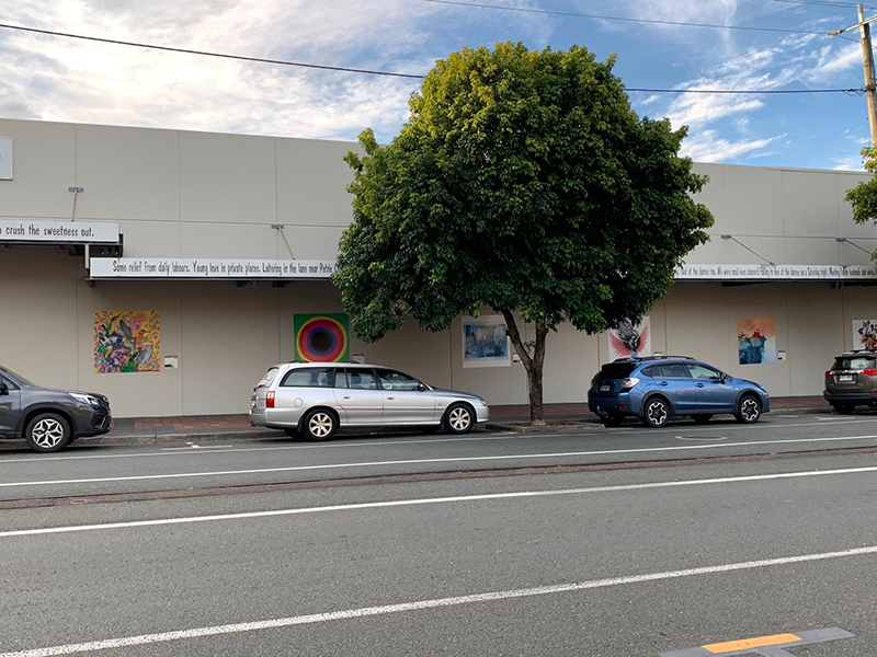 Howard Street Wall (a) 12 artists featured 2021