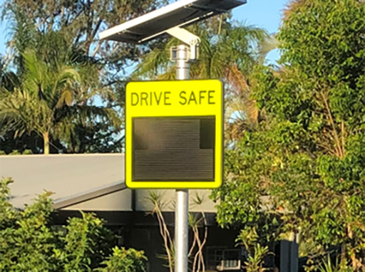 Speed awareness monitoring signs