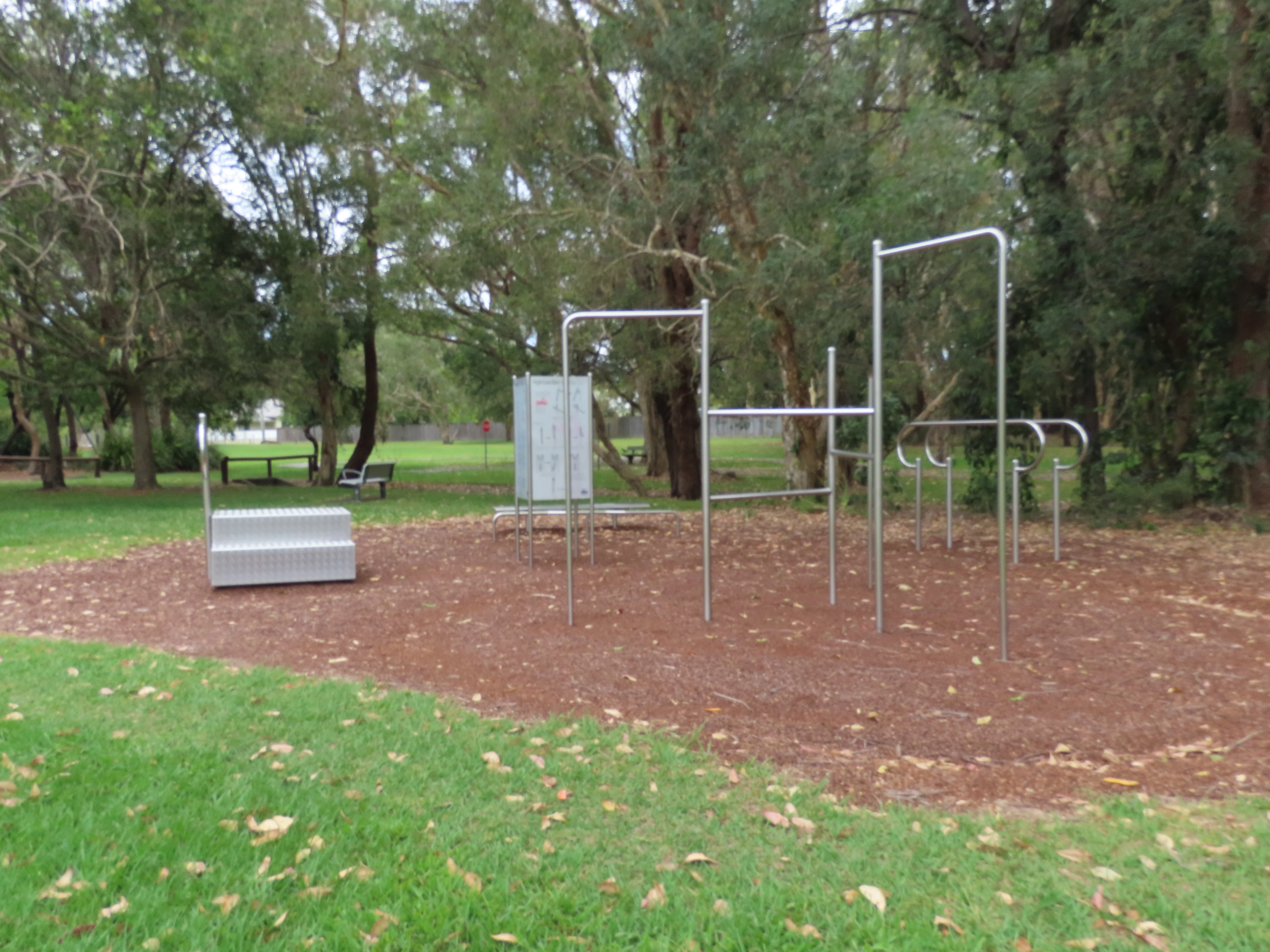 Exercise Park and Equipment at Little Mountain Common Park