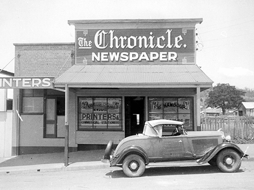 Chronicle Newspaper and Printing Office.