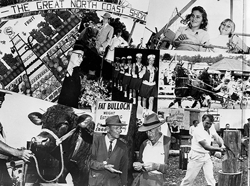Montage of ‘The Great North Coast Show’, Nambour. 1967.