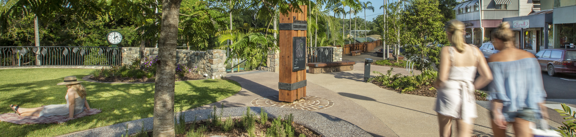 Palmwoods town square