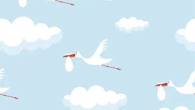 Library book stork delivery service