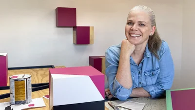 3D abstract painting workshop with Petalia Humphreys