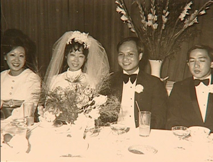The wedding of Stanley and May Ho in 1971