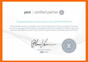 Yext Certified Partner