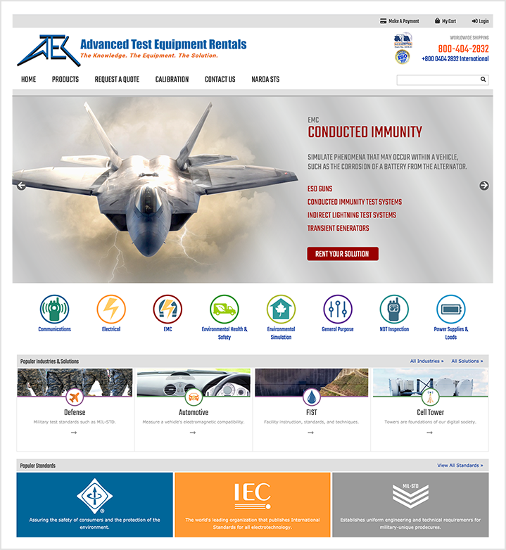 ATECorp homepage