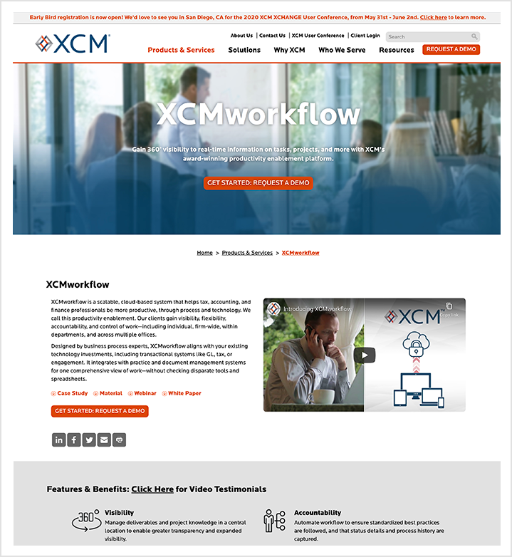 xcm interior page