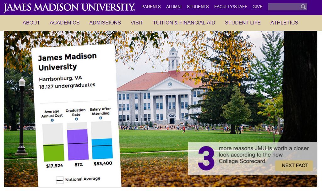 JMU Size Example