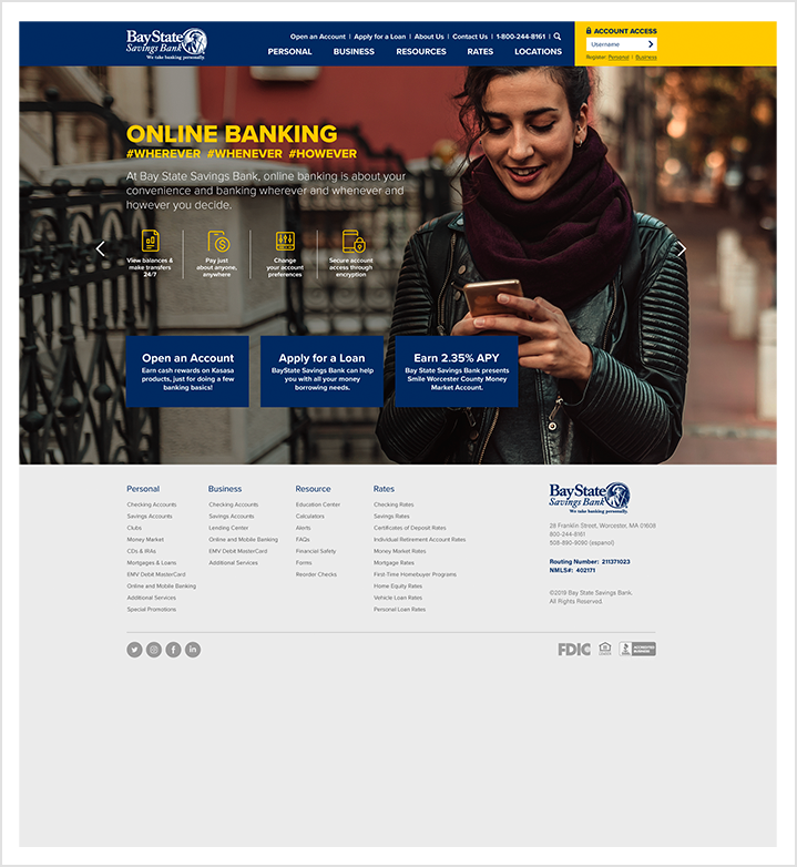 bay state savings bank homepage