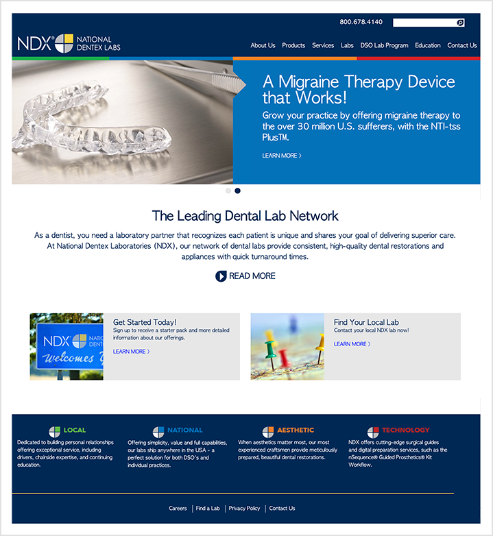 national dentex home page