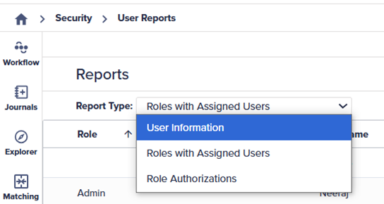 Access and modify reports