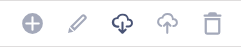 Journal Entry detail toolbar