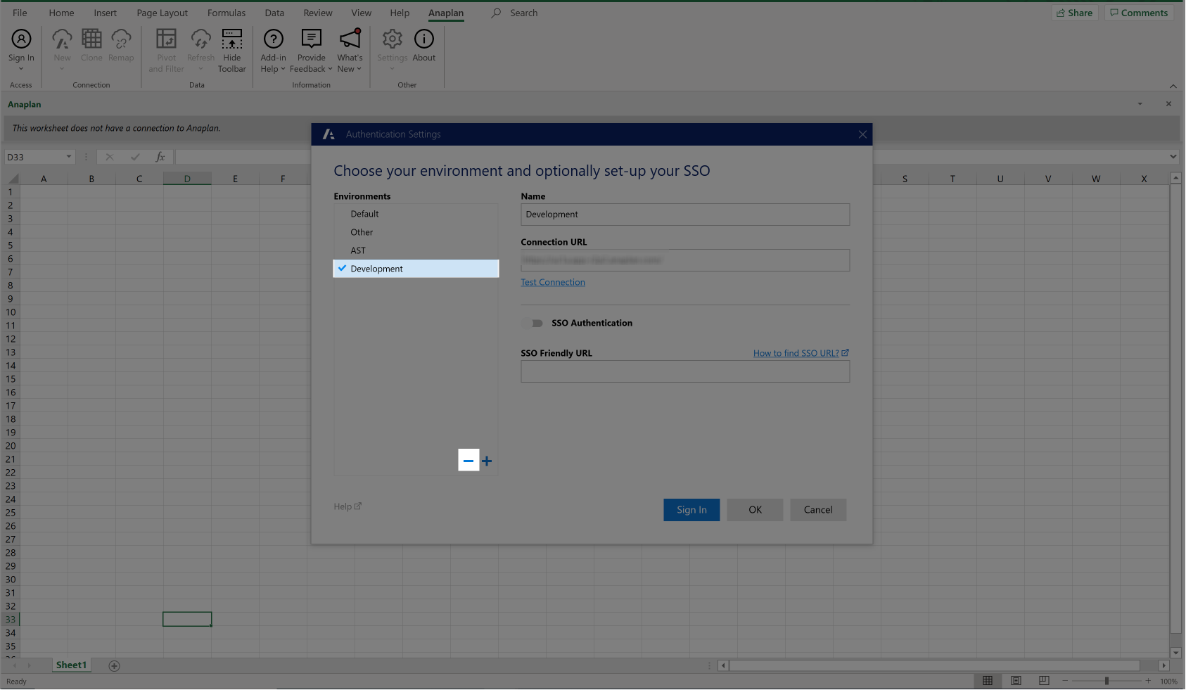 You can delete any authentication setting that you added yourself.