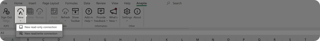 Click New to create a connection.