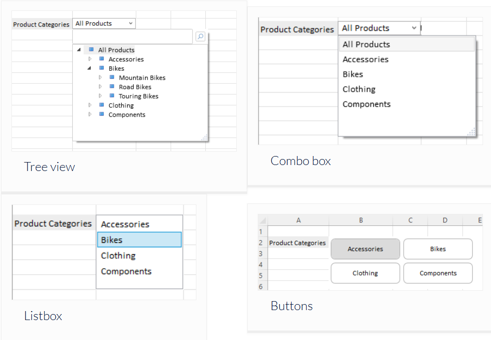 SQL Slicer options