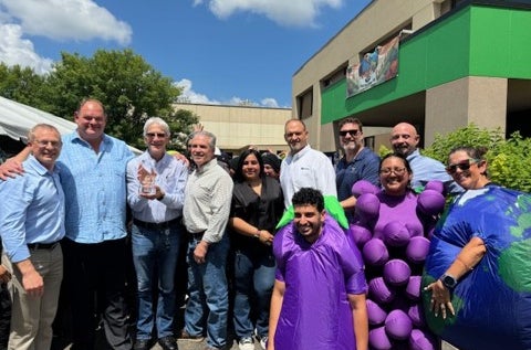 The team at Taylor Farms Tennessee celebrating the 2023 CFS Gold Star Award