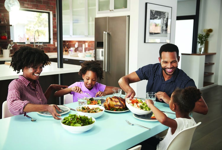 Family Eating Dinner