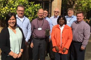 Joe Stout with group of people at Dairy Food Safety Workshops with US Dairy Innovation Center